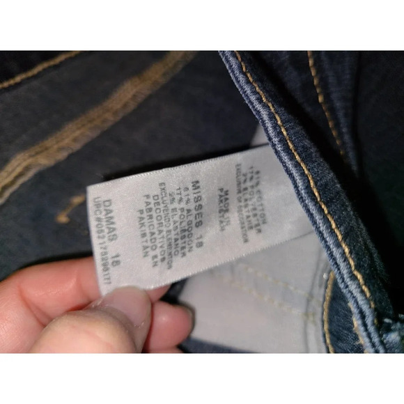 Denizen by Levi's Cuff Shorts 18 Blue Denim Regular Fit 5-Pockets (AJ22) - Picture 4 of 8